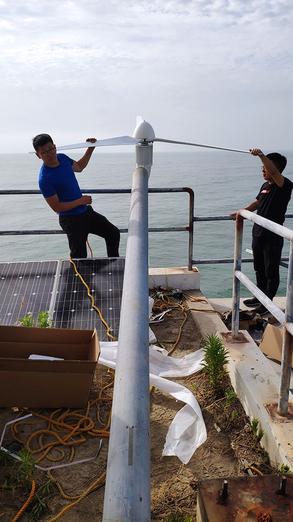 黃海海洋呂四港監控